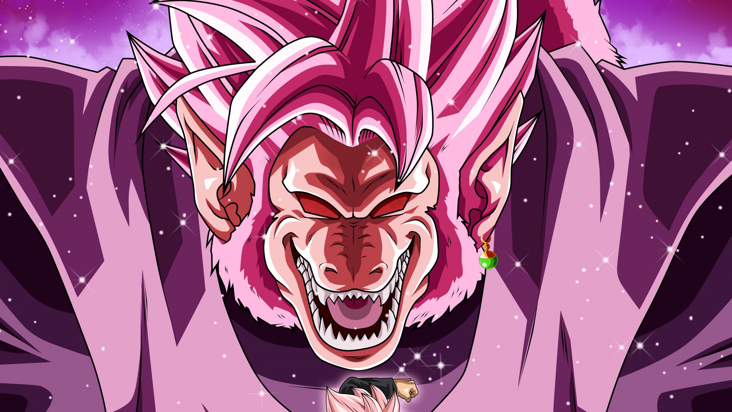 2560x1440 Download wallpaper DBS, game, monkey, big, alien, anime, power, man, animal, gorilla, giant, manga, powerful, Dragon Ball, strong, kyojin, section shonen in resolution 2560x1440
