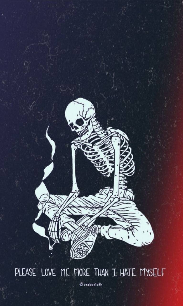767x1280 I Hate Myself Wallpaper