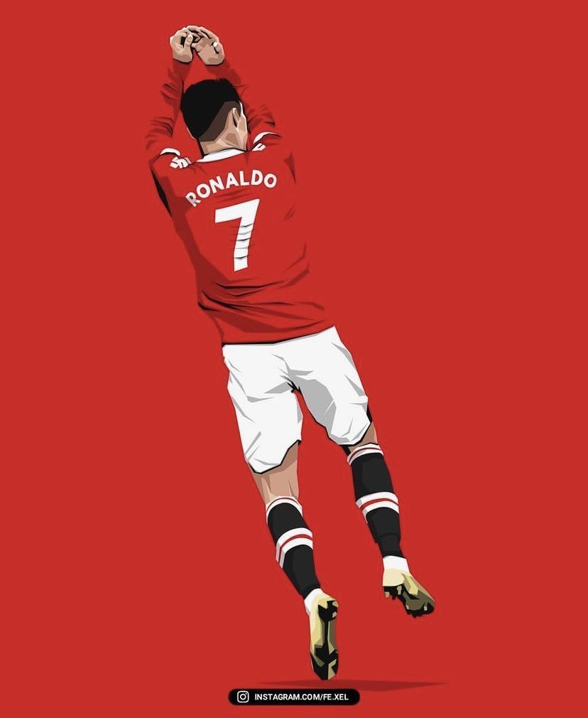828x1010 Manchester Utd illustration. Cristiano ronaldo team, Ronaldo, Crristiano ronaldo