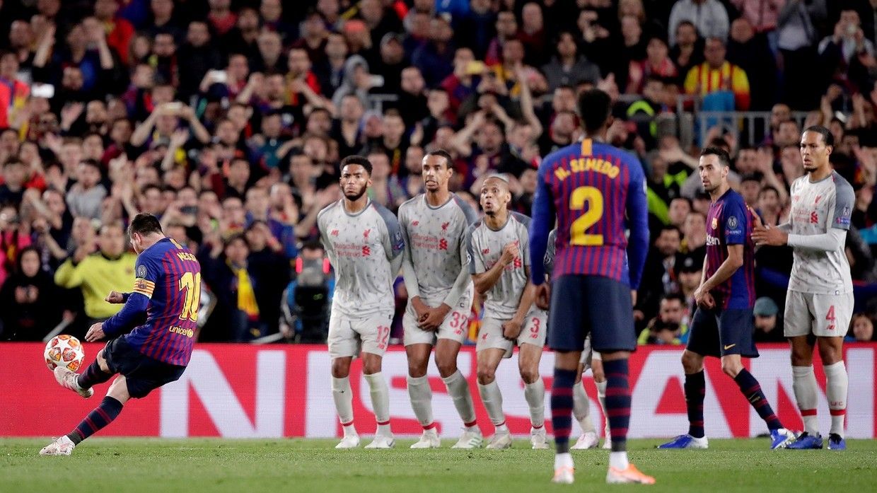 1240x697 Messi Free Kick Stunner Vs Liverpool Wins UEFA Goal Of The Season (VIDEO)