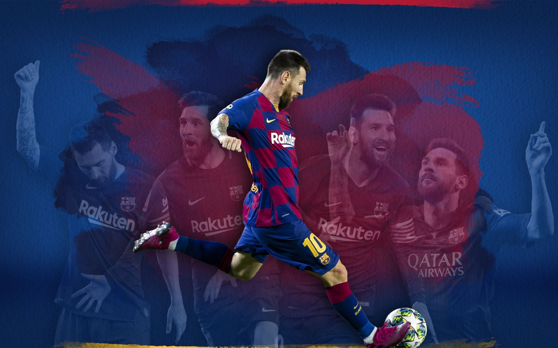 2304x1440 Messi scores his 50th free kick
