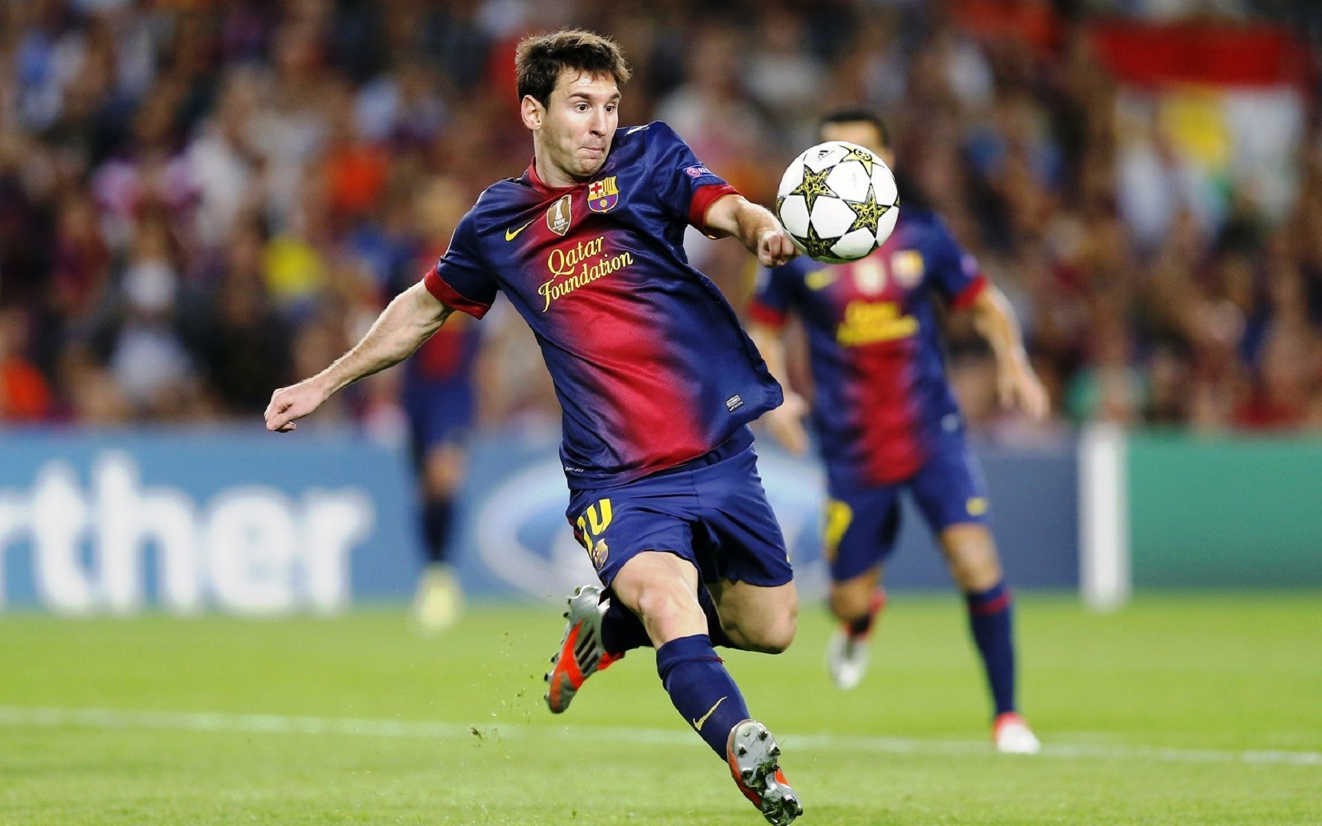 1920x1200 Best Lionel Messi New Kick Football Style HD Free Background Mobile Desktop Download Wallpaper Photo