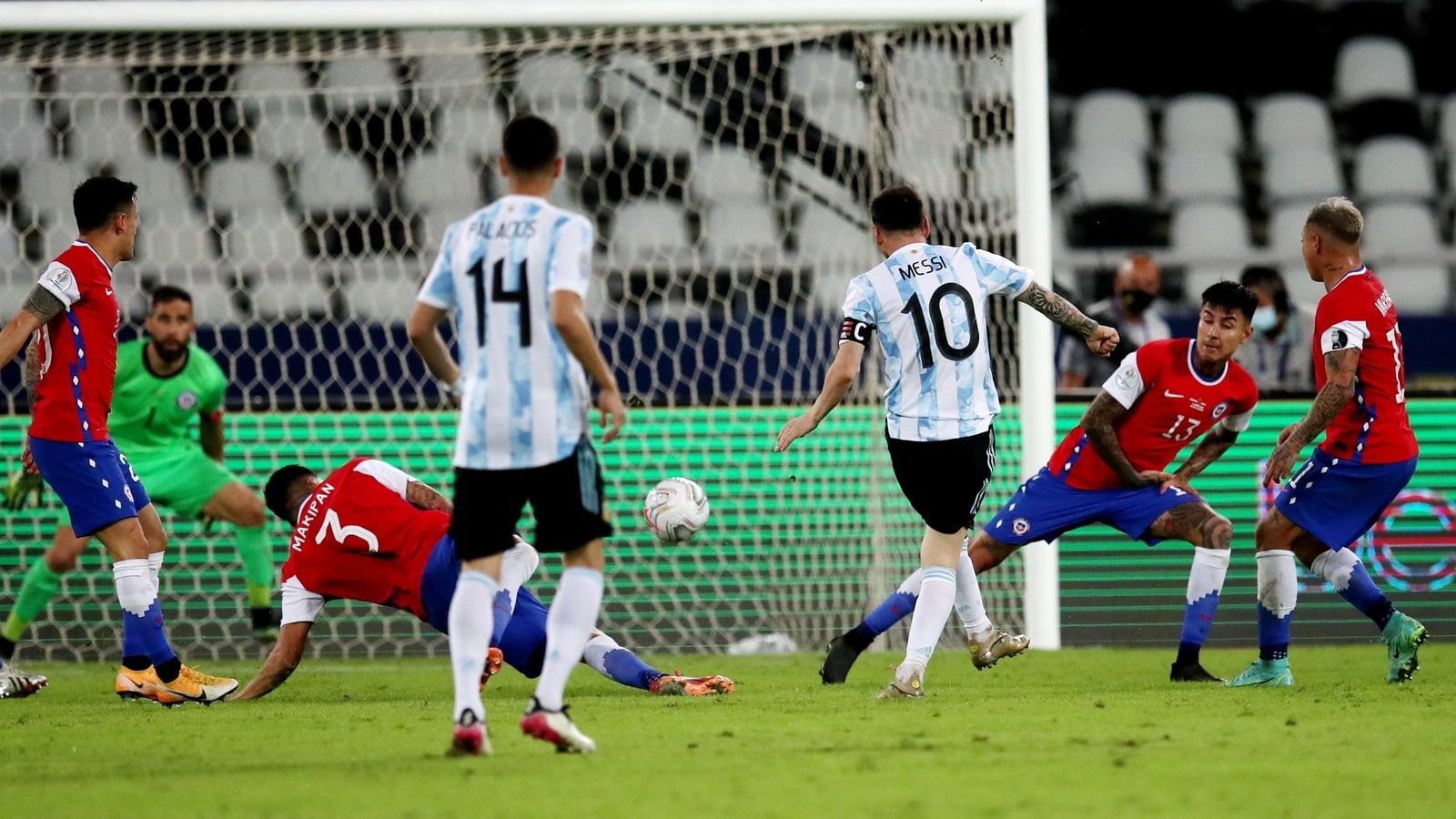 1600x900 Messi free kick not enough as Argentina held to draw
