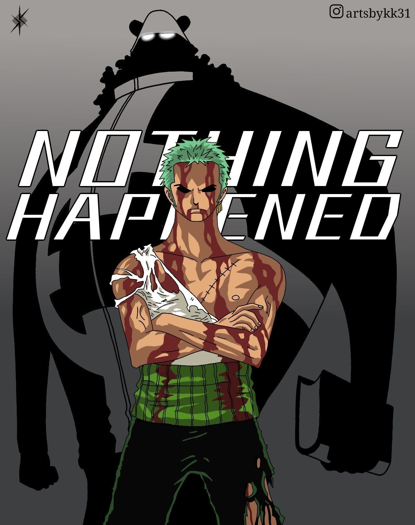 Zoro Nothing Happened Wallpapers - Top Free Zoro Nothing Happened ...