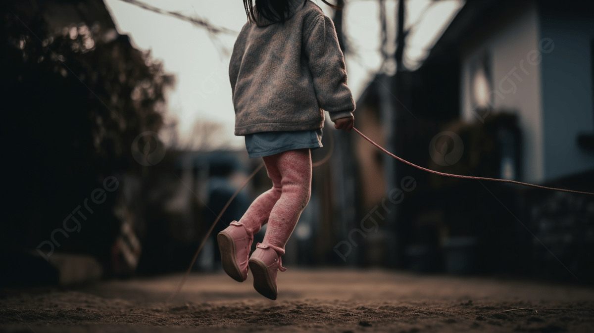 1200x673 Girl Jumping Across The Street On A Rope Background, Back View Of A Girl Jumping Rope, HD Photography Photo, Leg Background Image And Wallpaper for Free Download