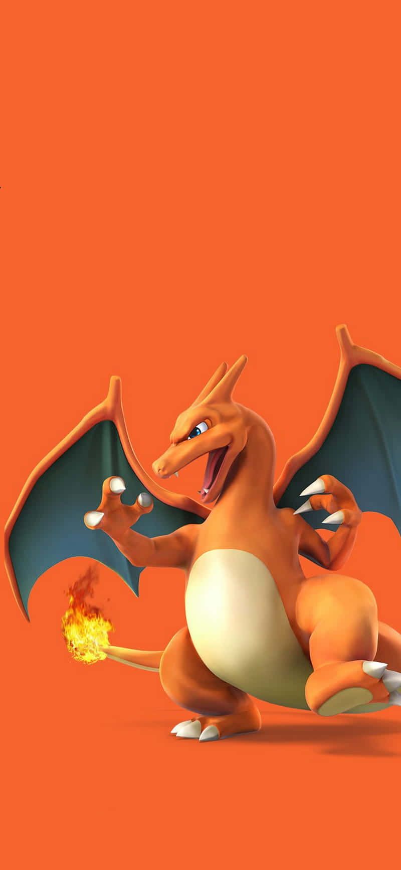 800x1733 Download Charizard, The Legendary Fire Flying Type Pokemon Wallpaper