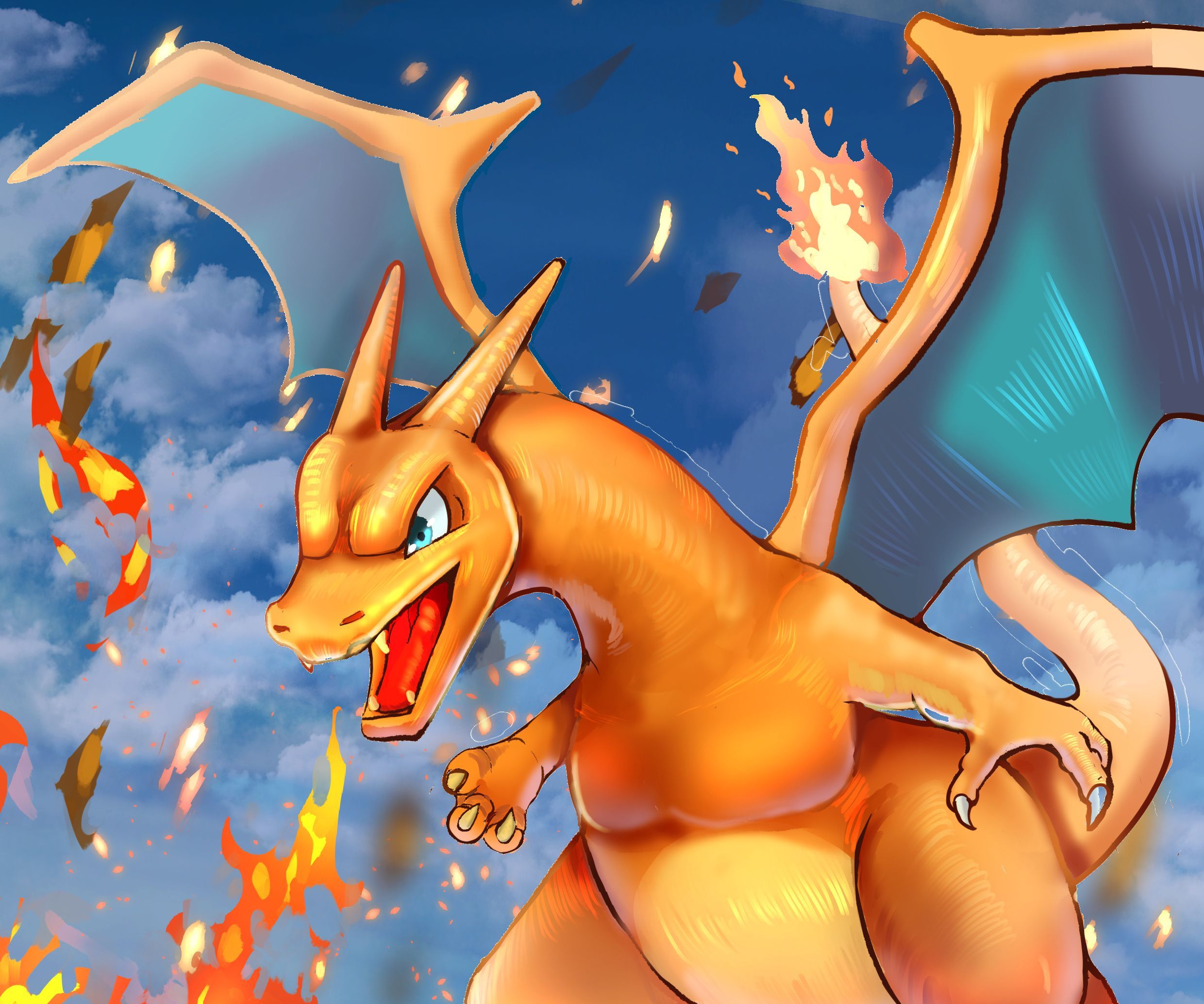 2480x2067 Charizard (Pokémon) HD Wallpaper and Background