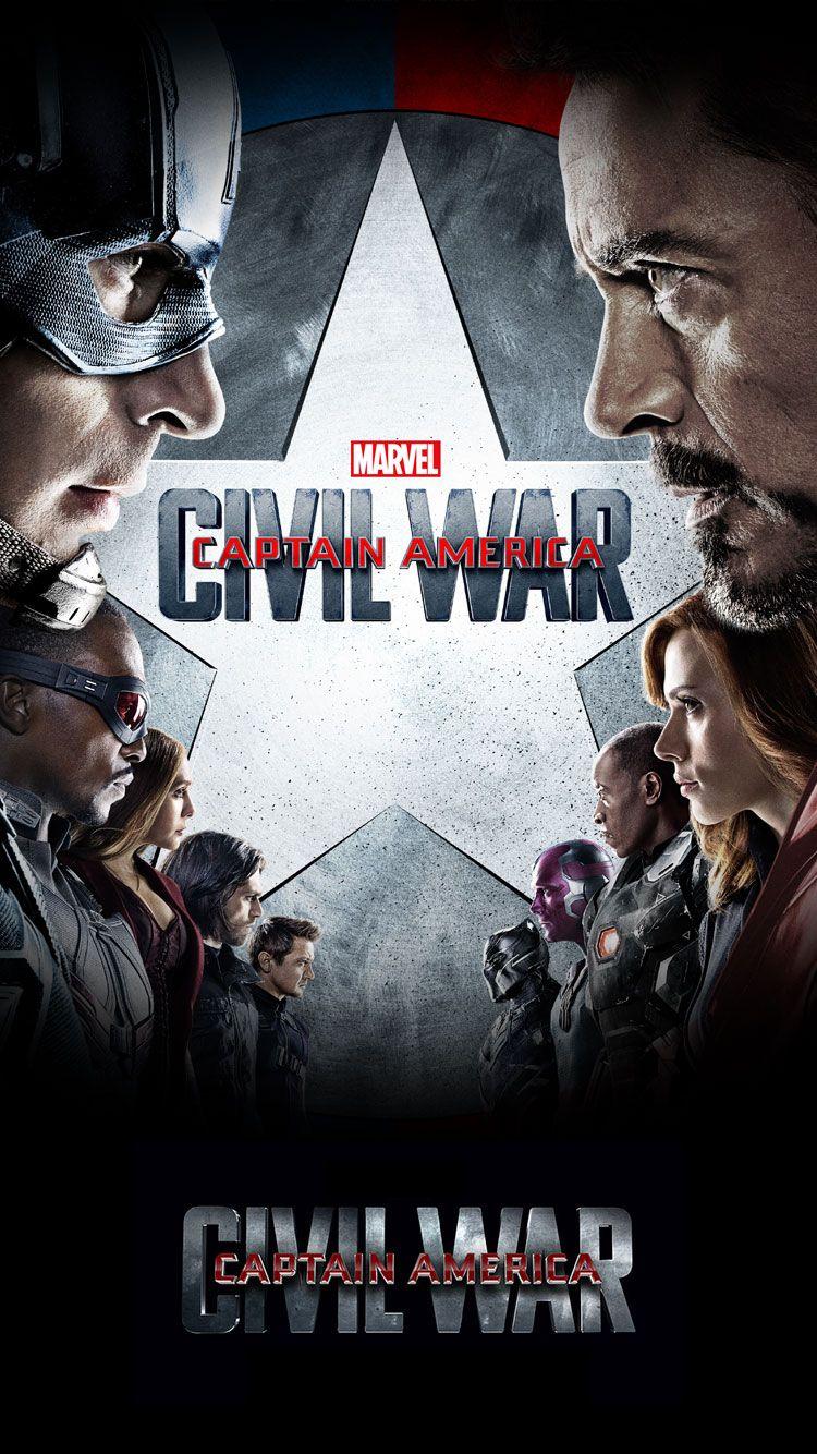 750x1334 Marvel's Captain America: Civil War (2016) iPhone & Desktop