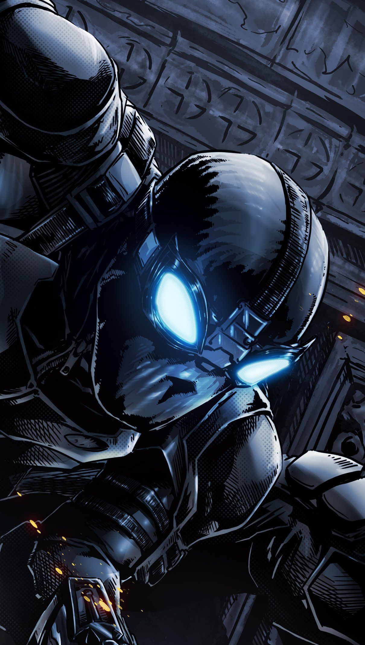 1210x2138 Spiderman with black suit Wallpaper