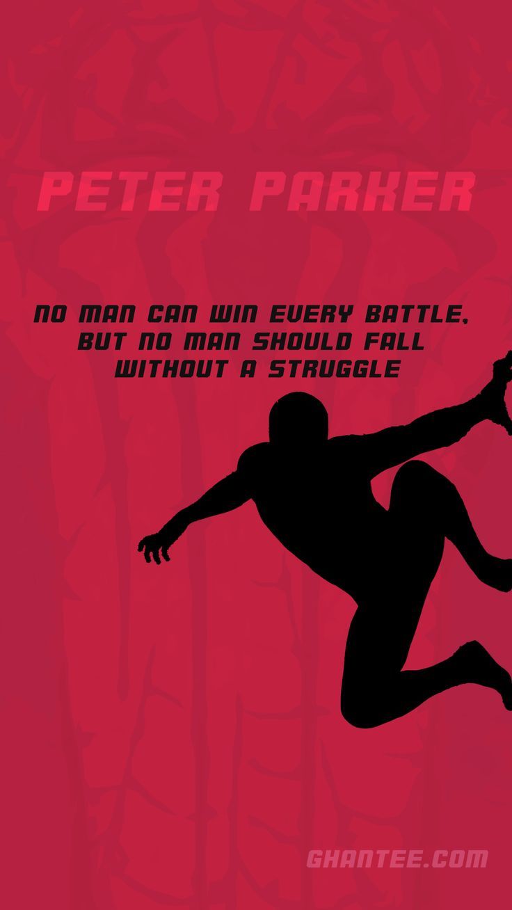 736x1308 peter parker spiderman quote HD phone wallpaper. HD quotes, Parker spiderman, Peter parker spiderman
