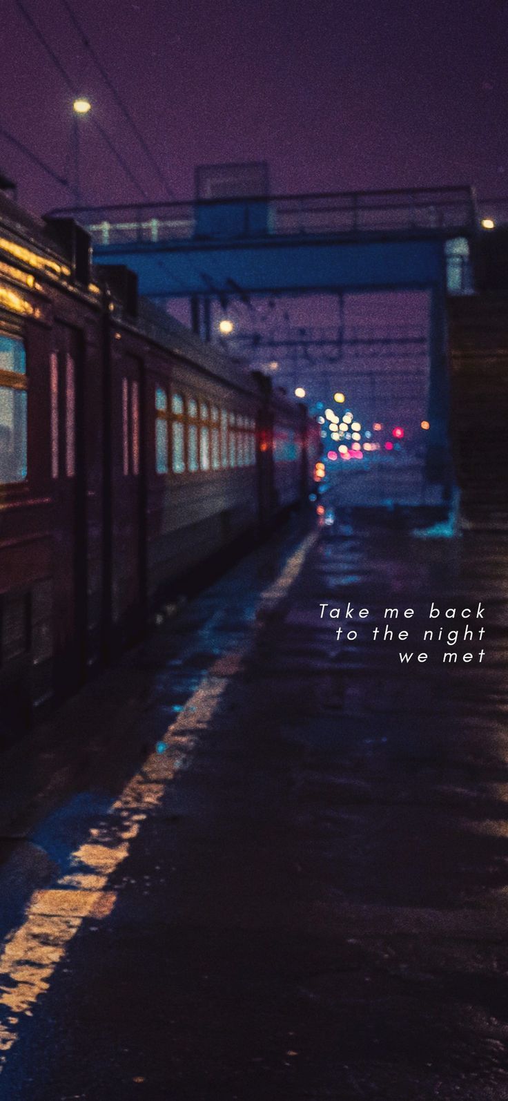 736x1594 The night we met wallpaper quote lord huron purple. Lord huron, Aesthetic background, Wallpaper quotes