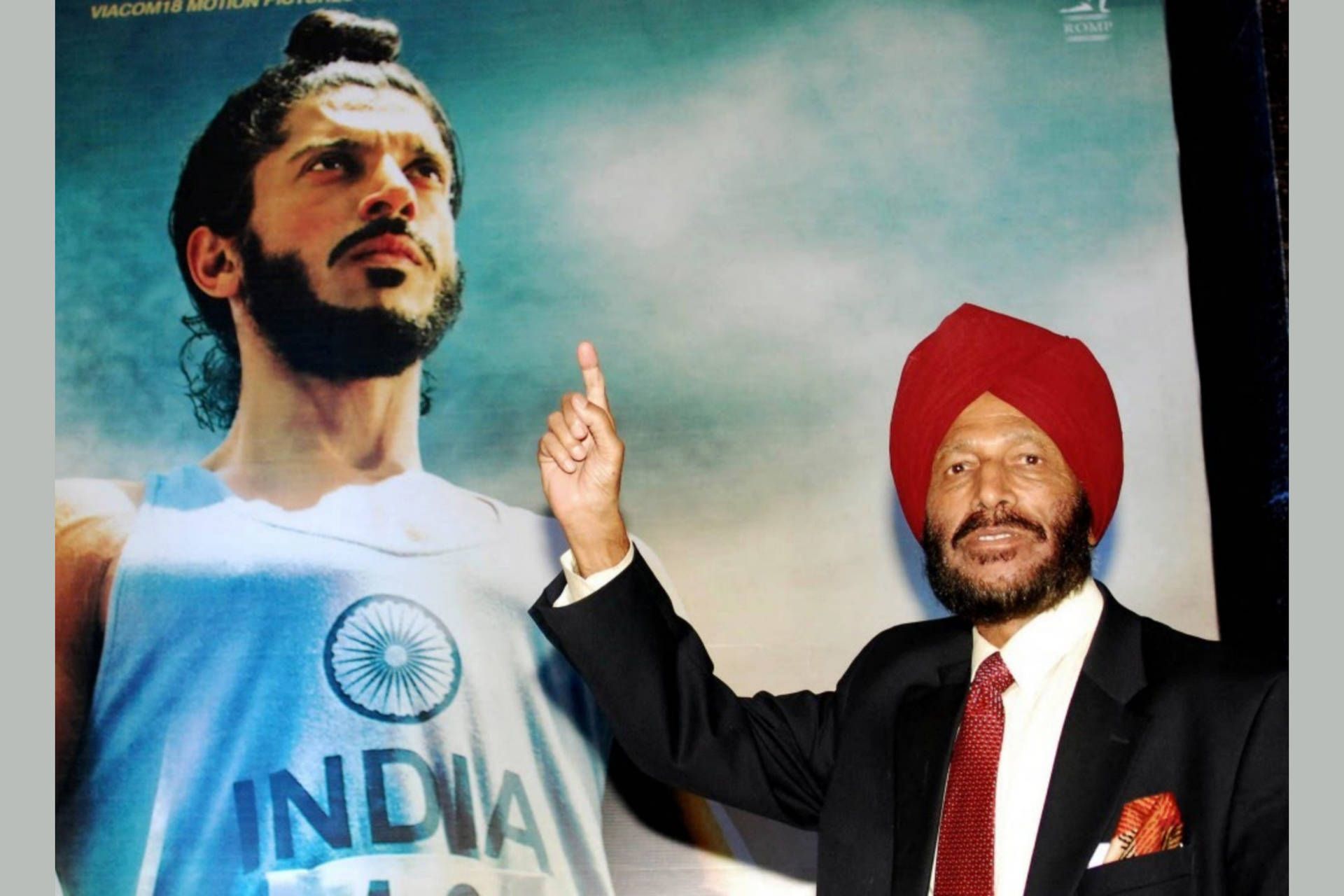 1920x1280 Download Milkha Singh With Farhan Akhtar Poster Wallpaper