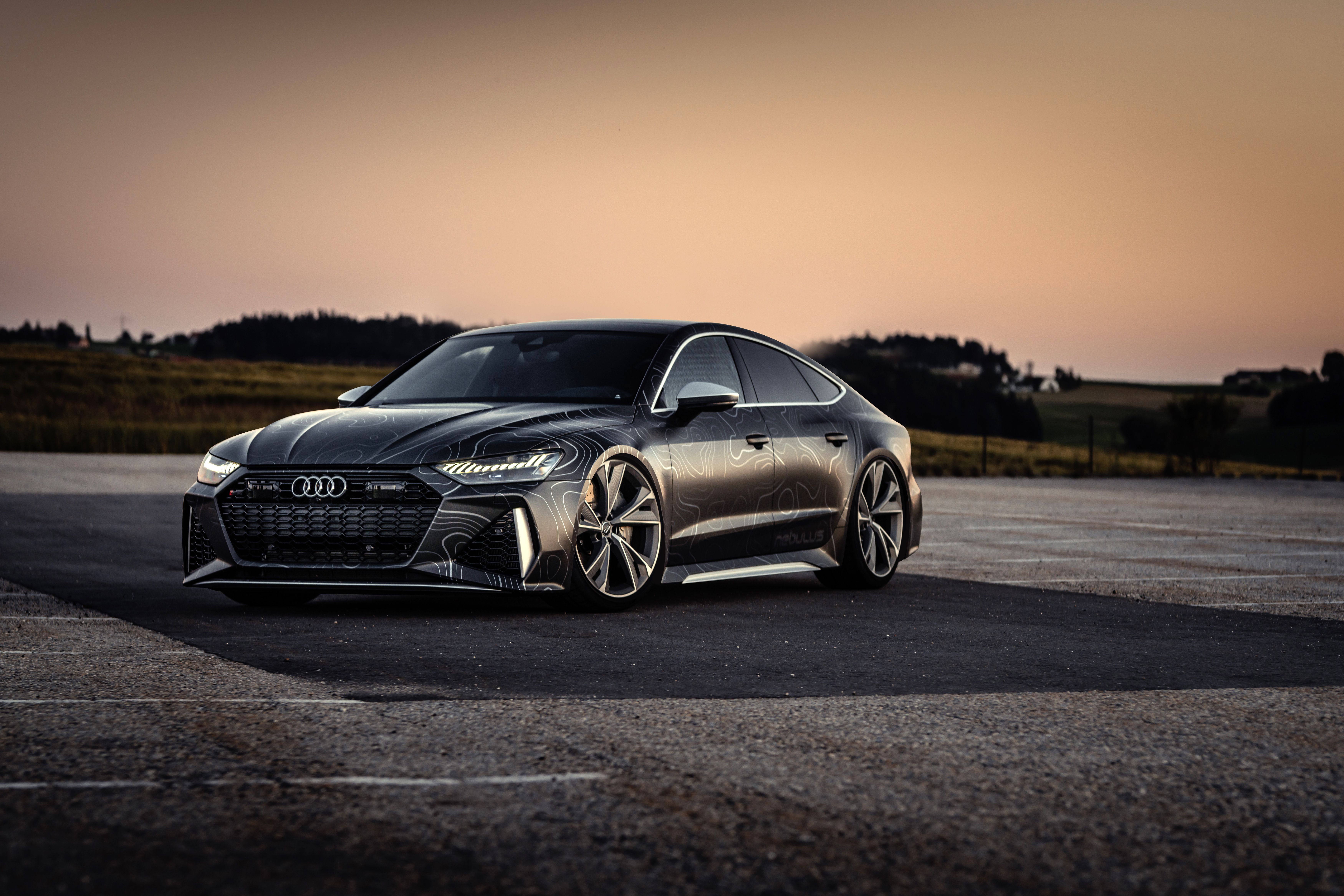 7000x4667 Audi RS 7 Sportback Wallpaper 4K, Black Box Richter, 5K, 8K