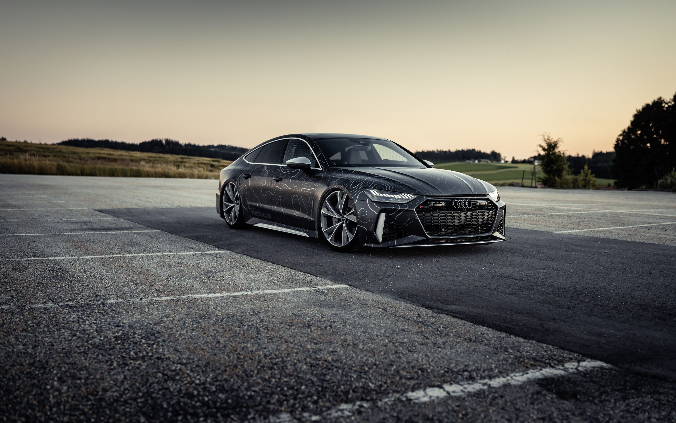 2880x1800 Wallpaper 4k Black Box Richter Audi RS 7 Sportback 4k Wallpaper
