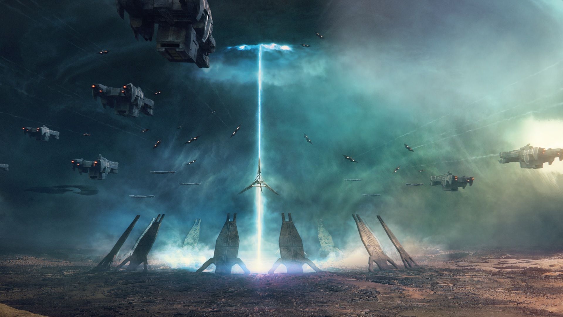 1920x1080 Among Flood. Halo Site (en)