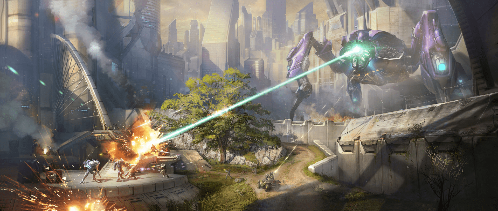 1920x816 Star wars wallpaper, Halo flood, Concept art