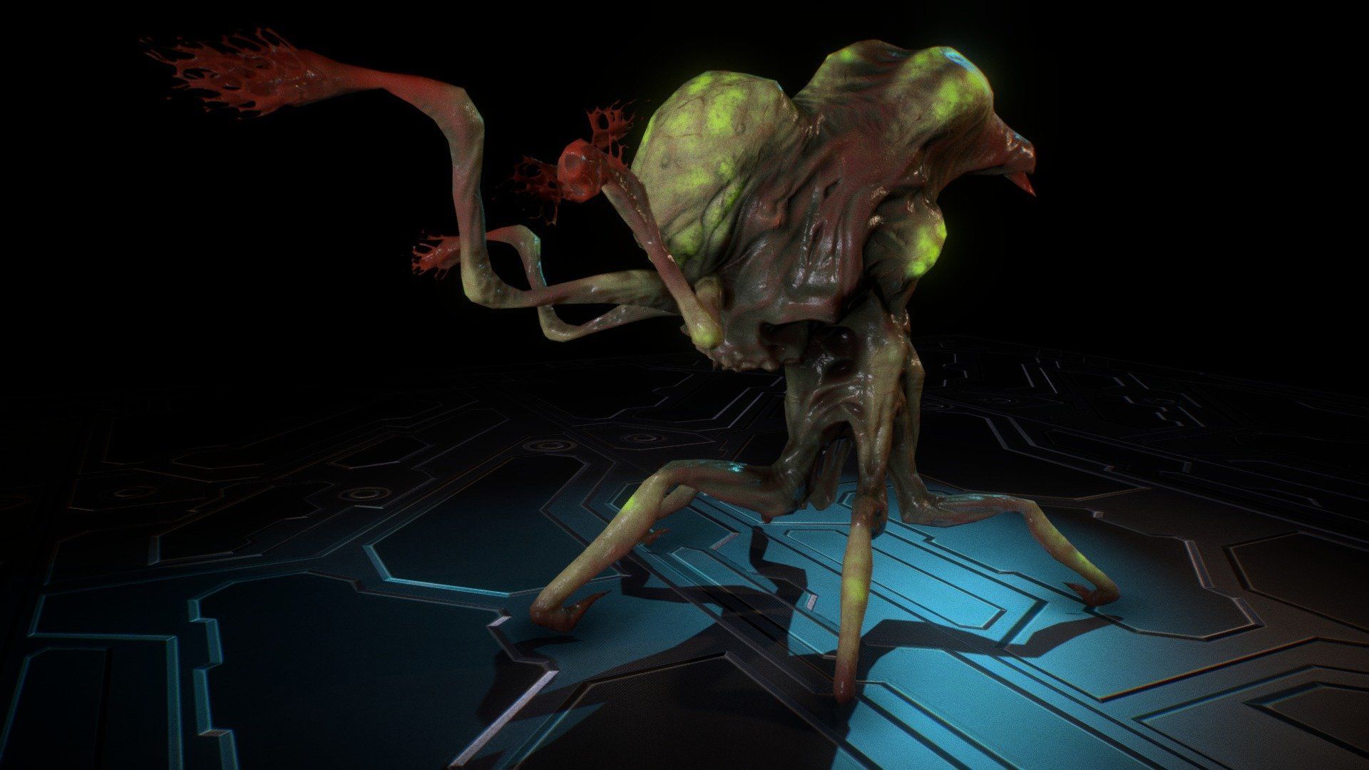 1920x1080 Flood infection form fanart model by Gwasdoink [aeb9d92]