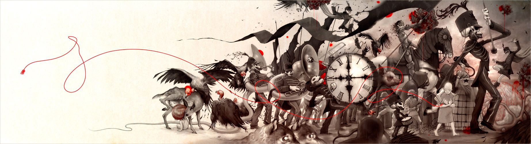 1845x500 Welcome To The Black Parade Wallpaper