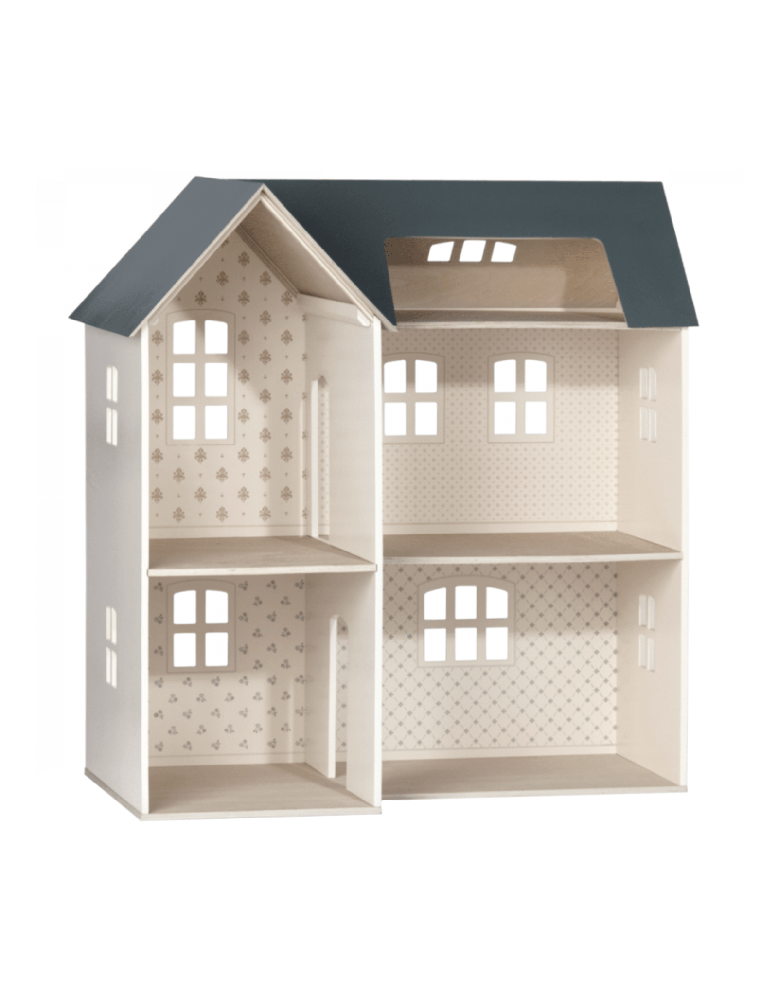 1600x2048 Maileg House of Miniature Doll House with Wallpaper