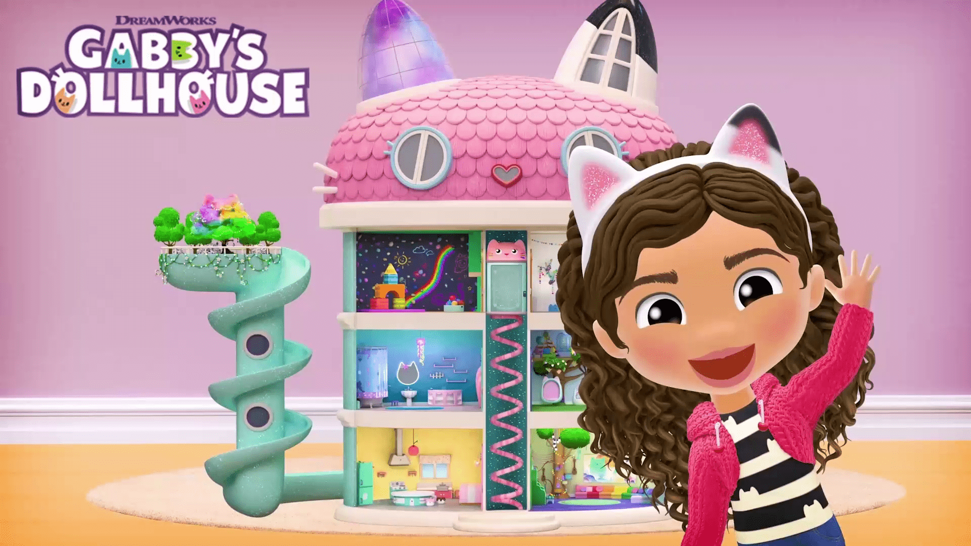 1920x1080 Gabby's Dollhouse Wallpaper