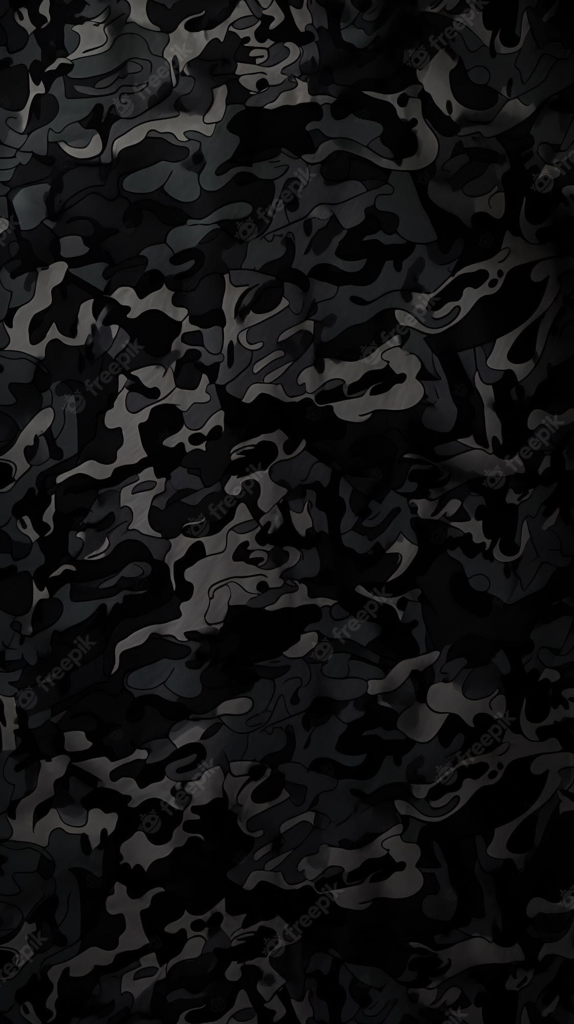1121x2000 Black Camouflage Image