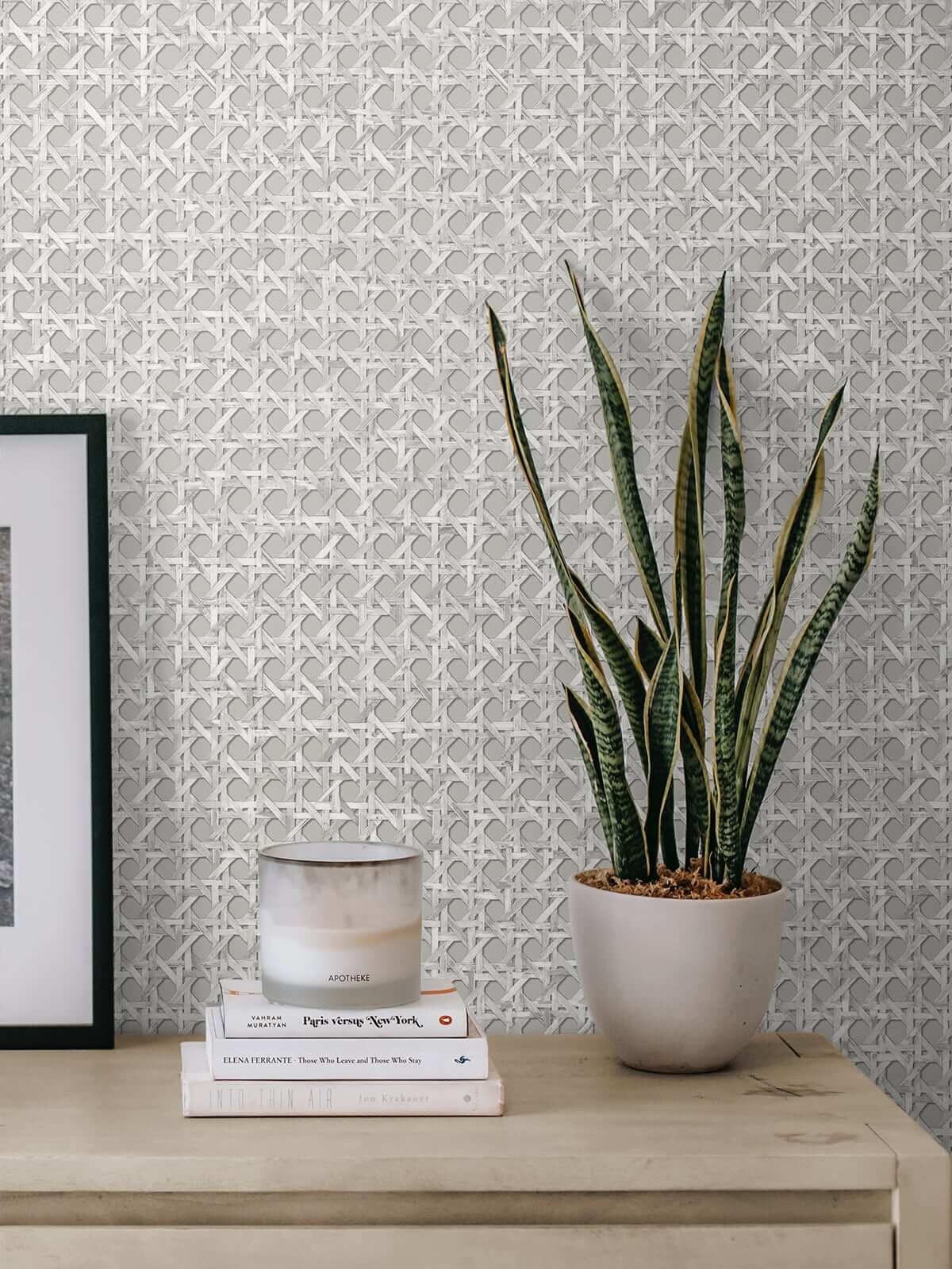 1200x1599 Seabrook Designs Japandi Style Mika Wallpaper Grey