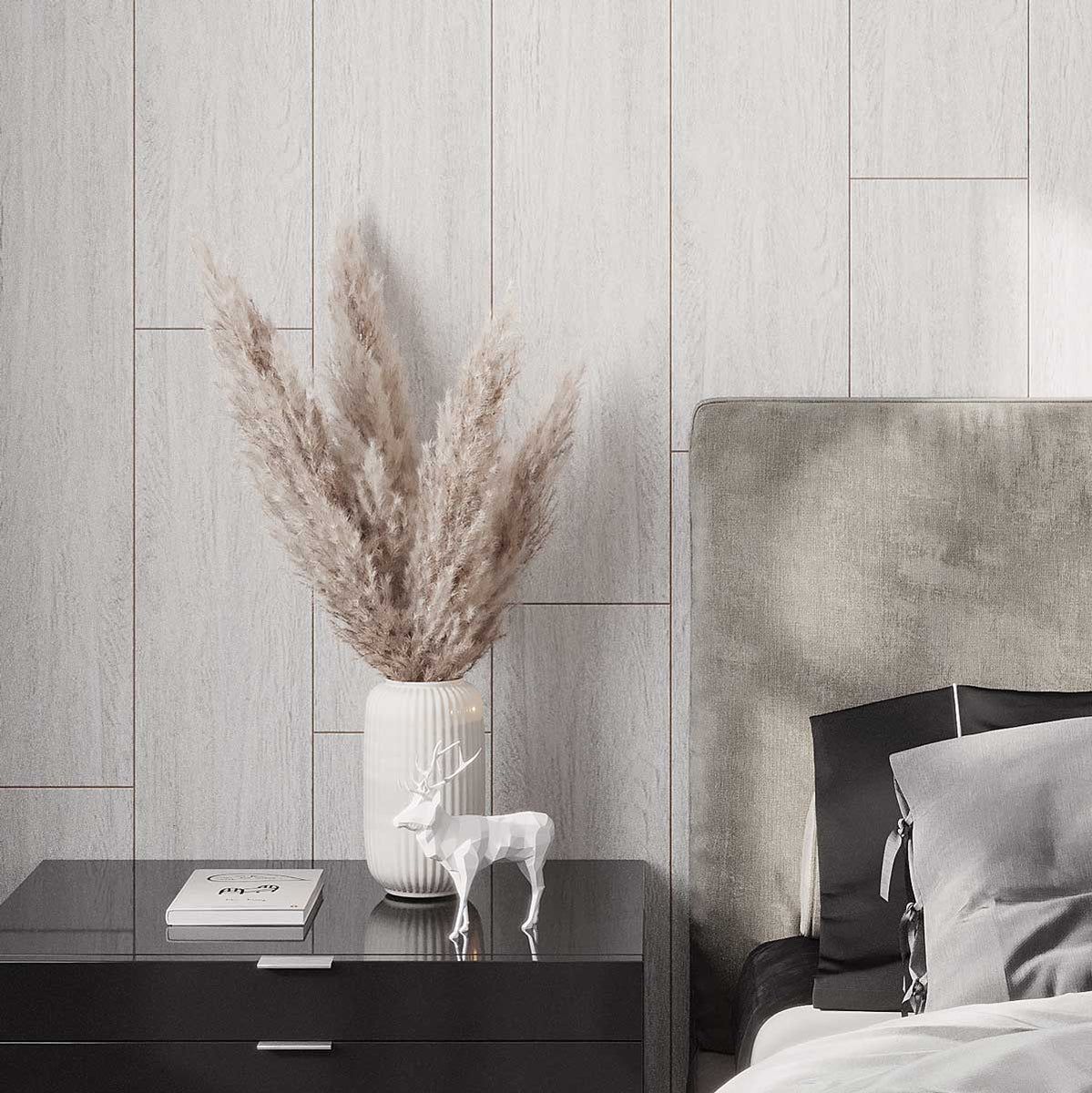 1199x1200 Japandi White Wood Look Porcelain Tile
