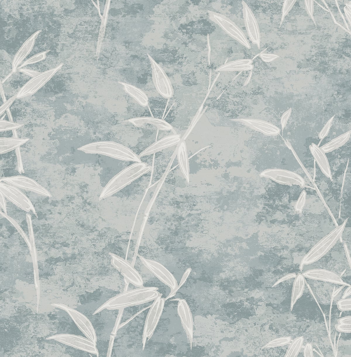 1200x1222 Seabrook Designs Wallpaper Japandi Style, Honshu Bamboo Botanical Blue