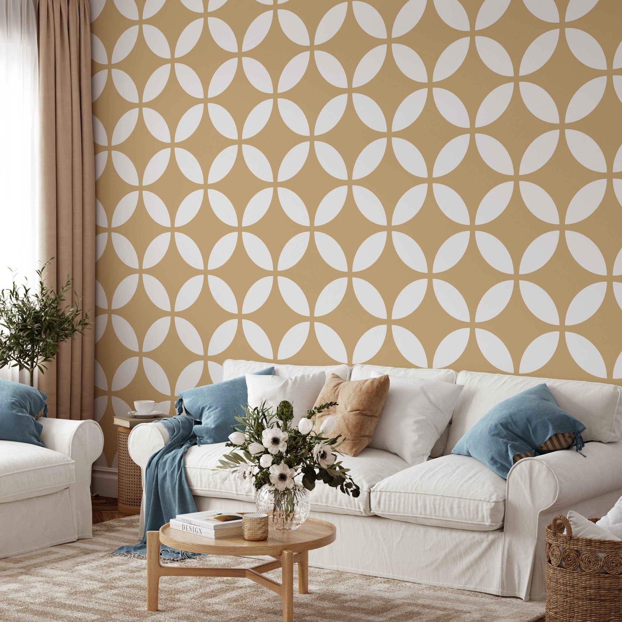 2048x2048 60s motif abstract shapes pattern throwback mid century geometric orna