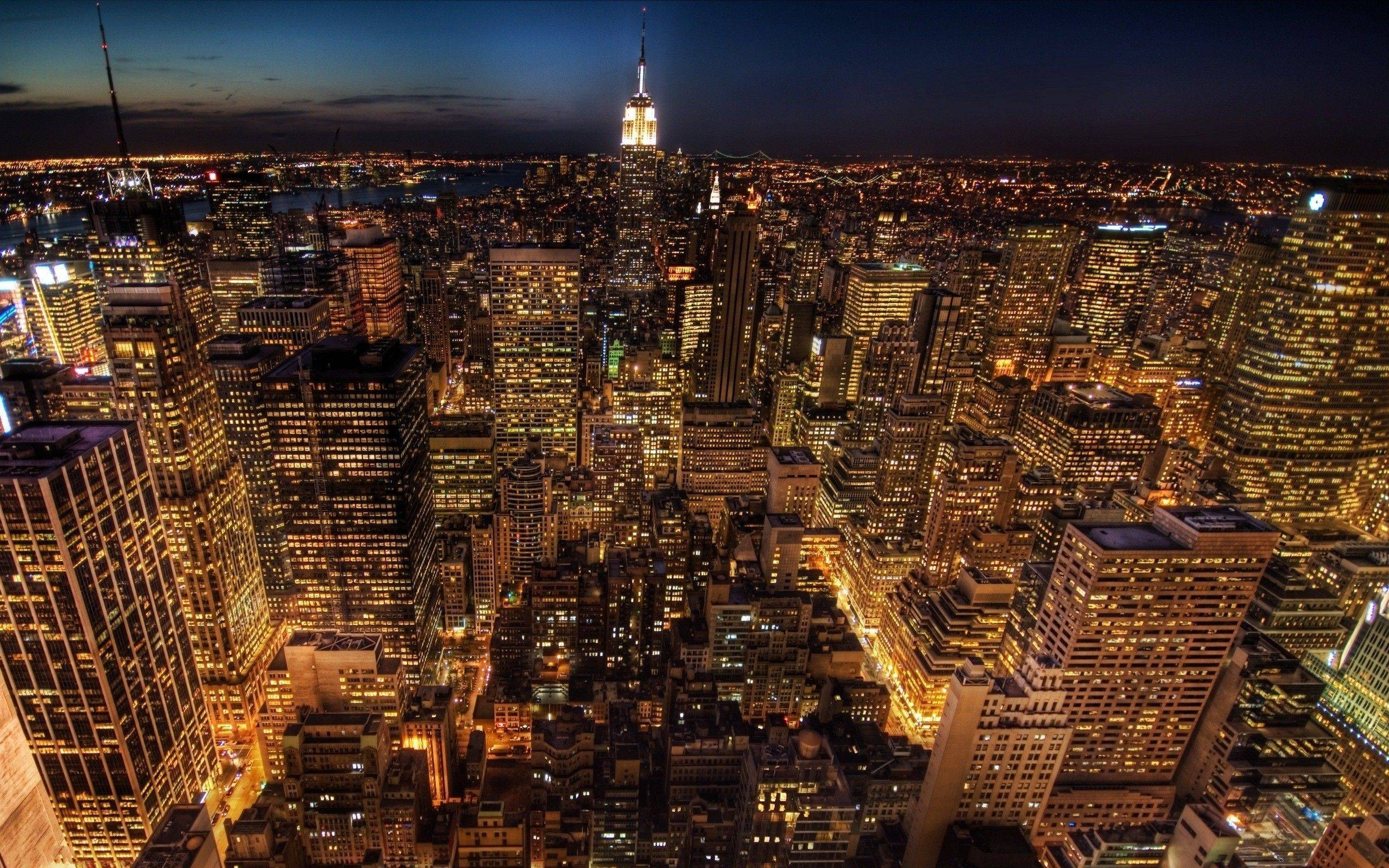 New York At Night Wallpapers Top Free New York At Night