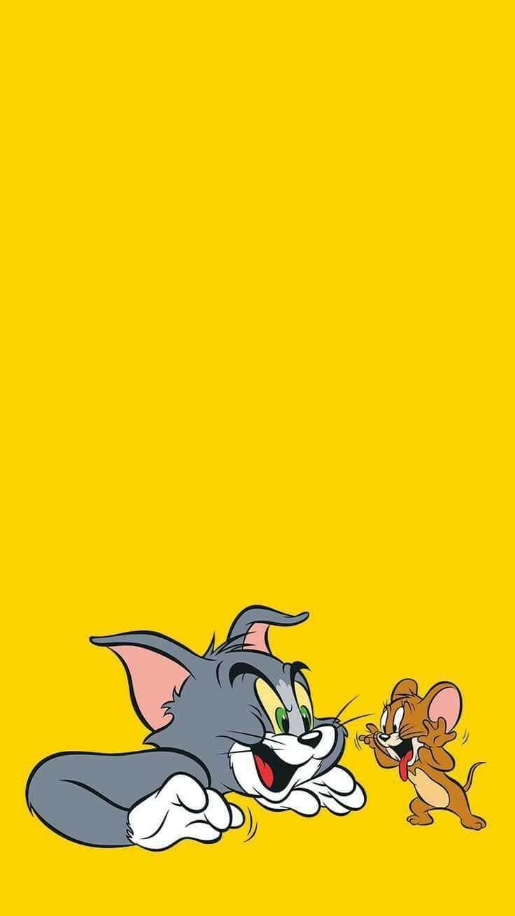 736x1309 Tom and Jerry Wallpaper Discover more Android, Background, Cute, Desktop, Full HD wallpaper.. Tom and jerry wallpaper, Tom and jerry cartoon, Cartoon wallpaper