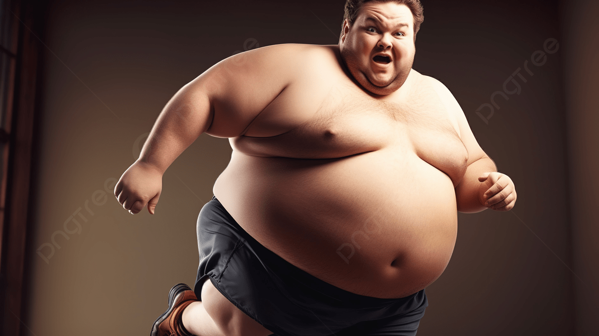 1200x673 Large Man With A Belly Running On A Desk Background, Funny Picture Of Fat Man Background Image And Wallpaper for Free Download