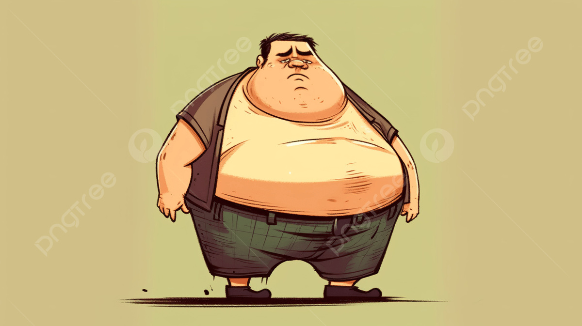 1200x673 Awesome Illustration Of A Fat Man Background, Picture Fat Man Background Image And Wallpaper for Free Download
