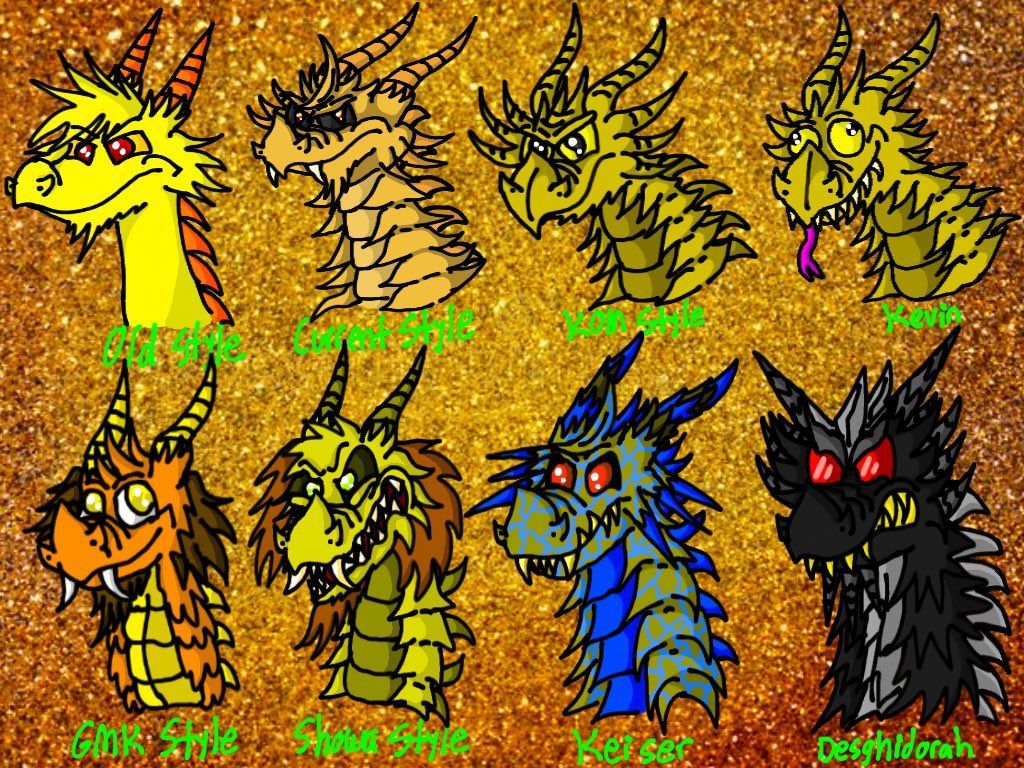 1024x768 Twitter 上的 CannonZeroKiryu：Here's The Ghidorah Species In My Style With Different Names And Variations. Here's How I See Them: Showa Ghidorah Monster Zero Heisei Ghidorah King Ghidorah GMK Ghidorah Ghidra KoM Ichi, Ni, San Kevin Keiser