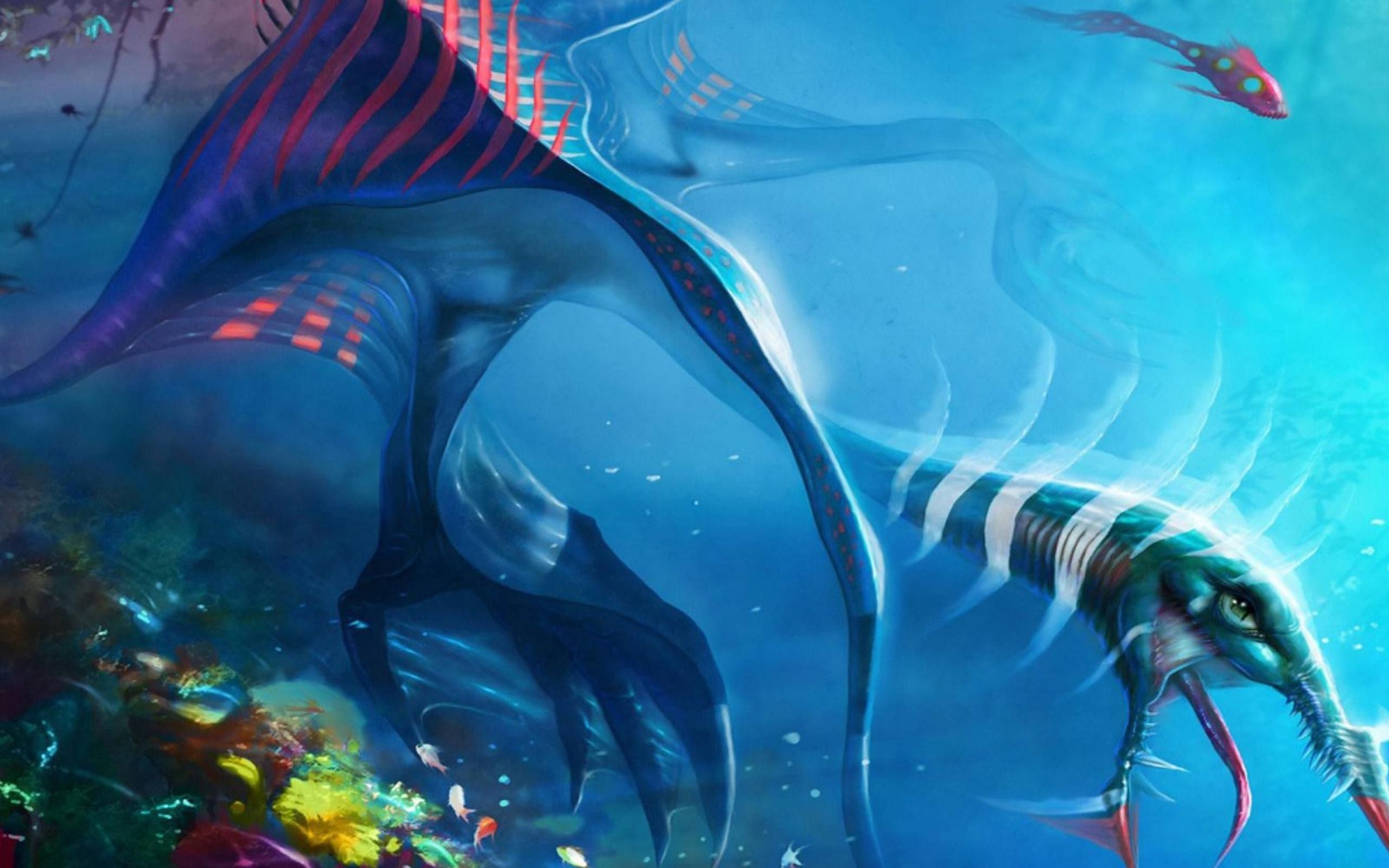 2560x1600 Marine Monster Animal Photography Wallpaper