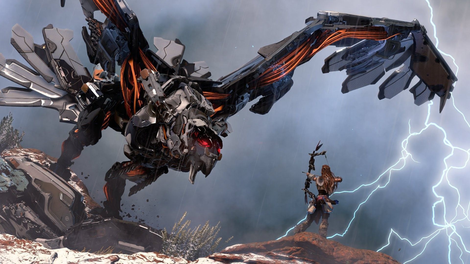 1920x1080 Iron monster in the game Horizon Zero Dawn Desktop wallpaper 1400x1050