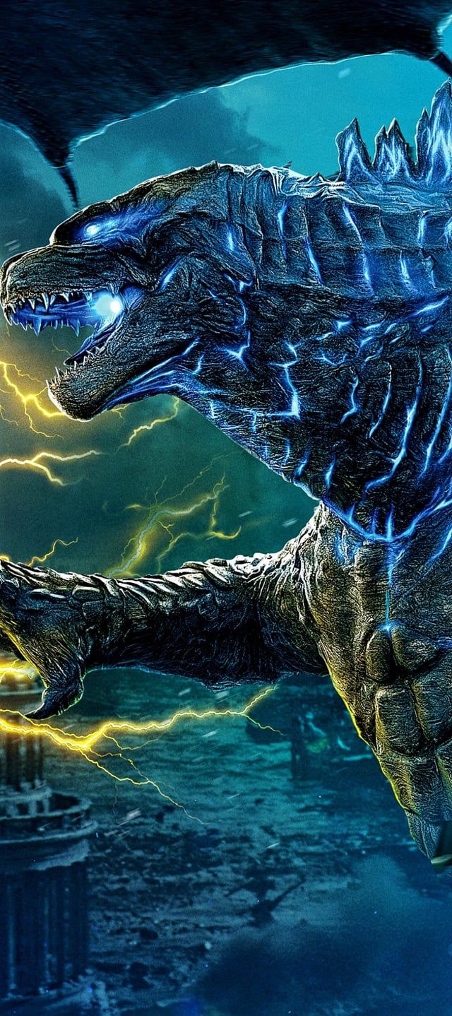 640x1438 Godzilla vs Gidorah (monster zero)