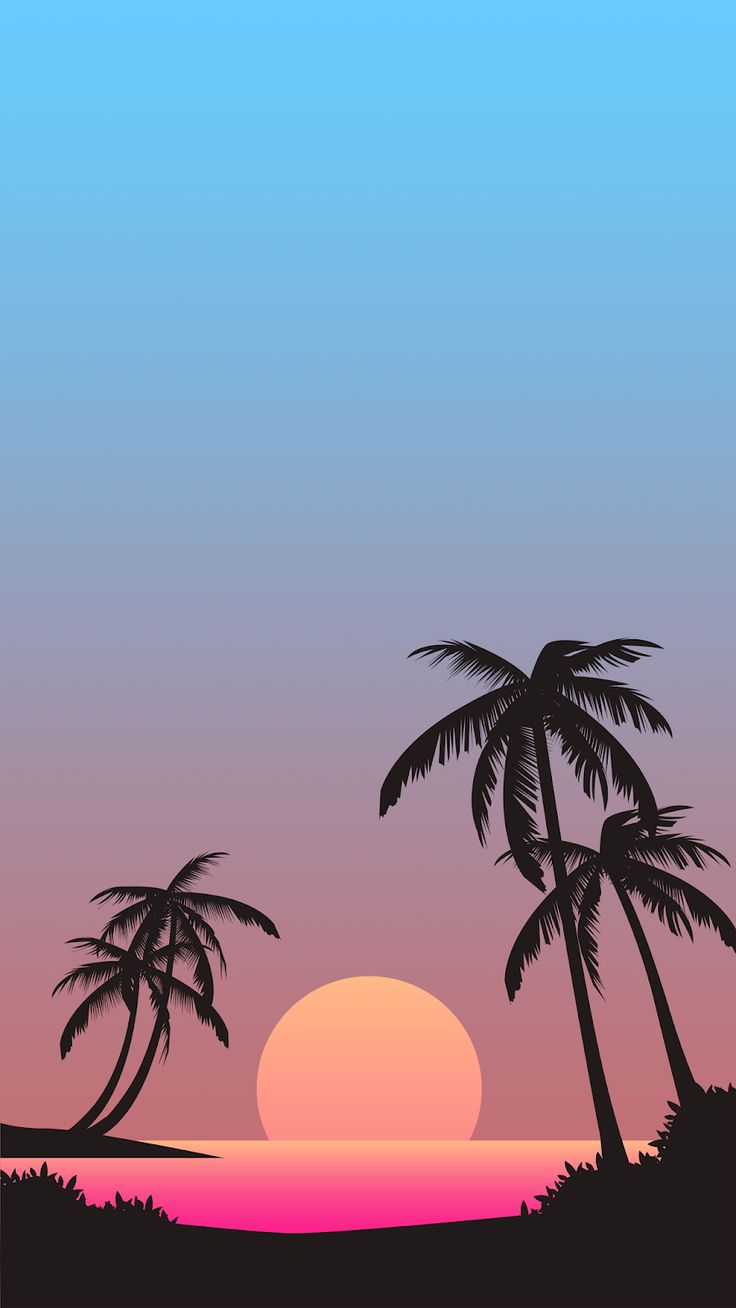 736x1308 Reminiscing Summer: Beach Wallpaper