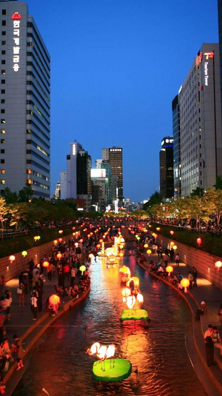 720x1280 Samsung On7 Wallpaper: Seoul Android Wallpaper