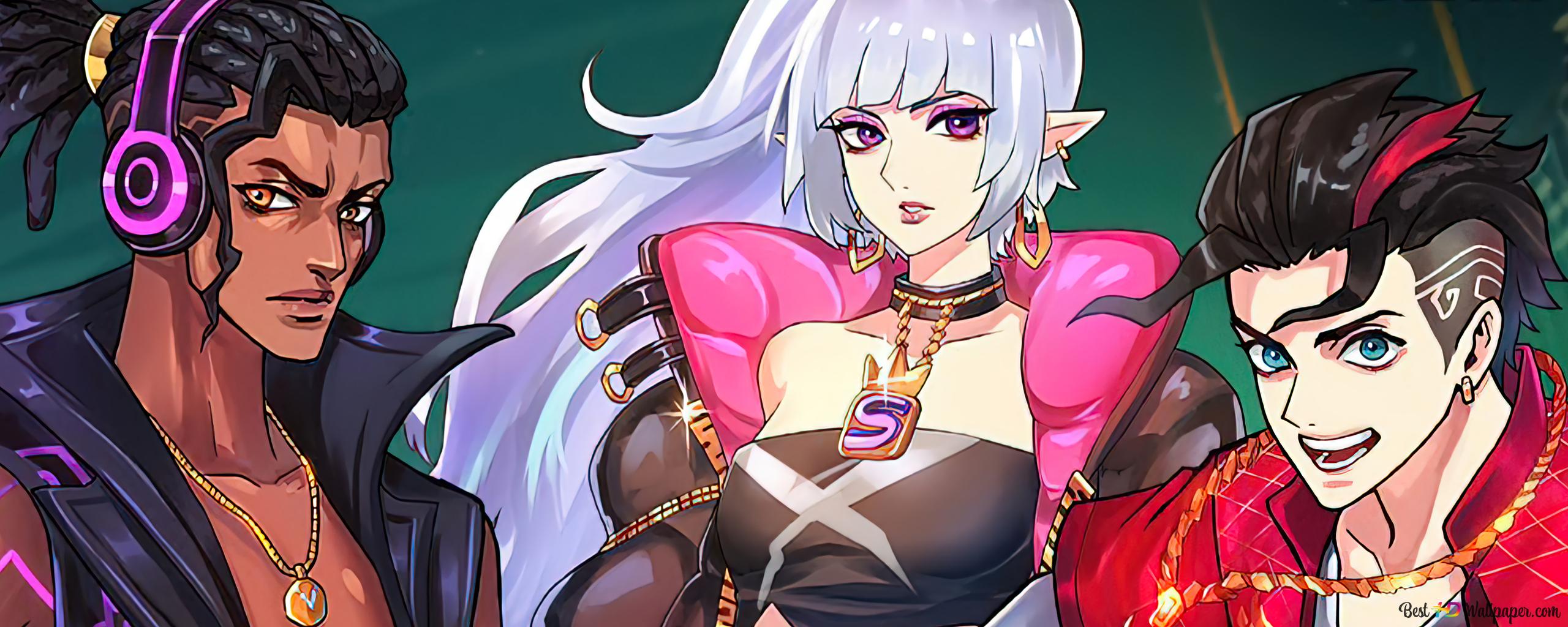 2560x1024 Selena & Brody with Chou S.T.U.N. (MLBB) Legends (ML) 4K wallpaper download