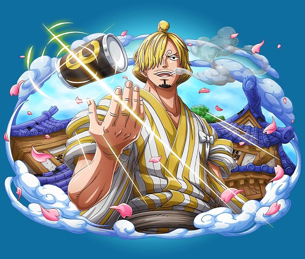 1000x849 Sanji Wano Piece. One piece comic, One piece luffy, One piece