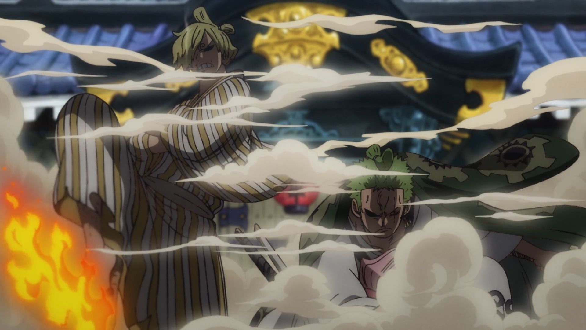 1920x1080 Anime Trending and Sanji. Wano Arc, 2020. The last time they met each other in TV anime was during Dressrosa Arc, 2014 (6 years ago) Anime: One Piece
