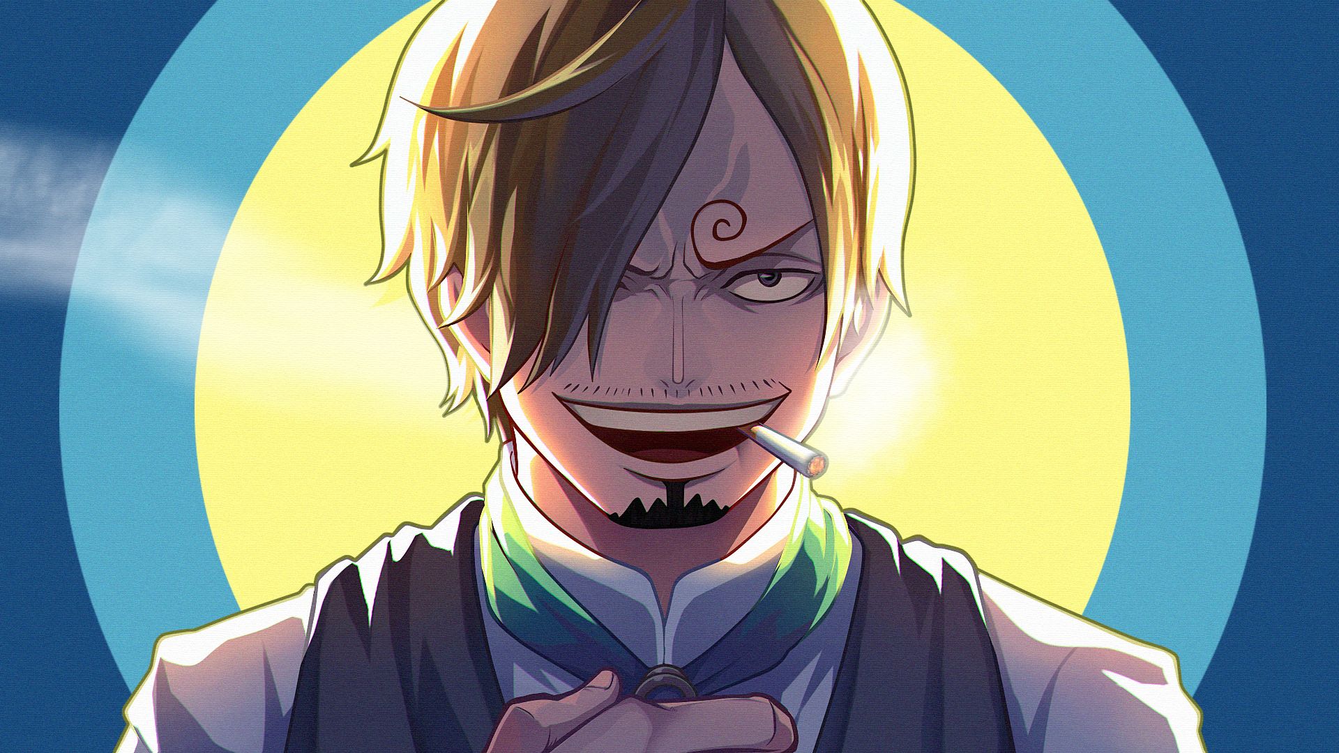 1920x1080 Sanji (One Piece) HD wallpaper, background