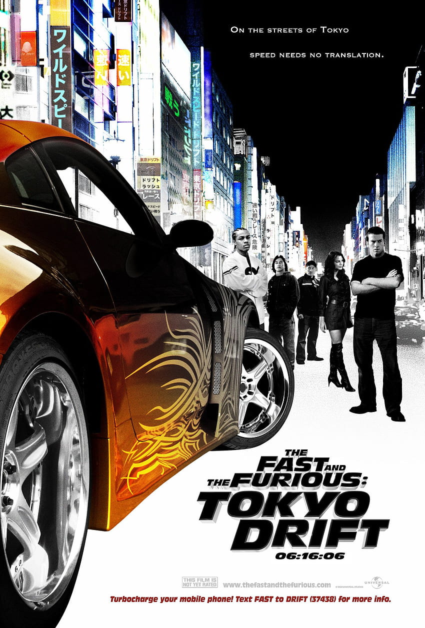 850x1256 The Fast and the Furious: Tokyo Drift HD phone wallpaper