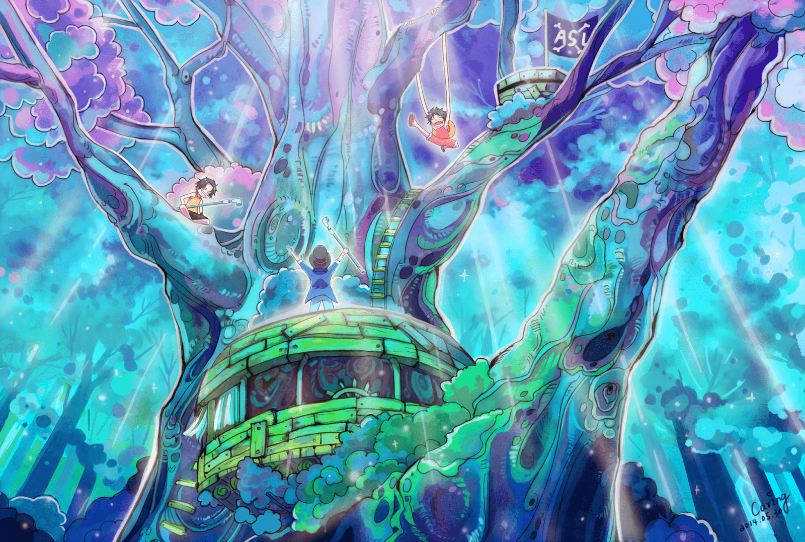 1600x1077 One Piece Scenery Wallpaper