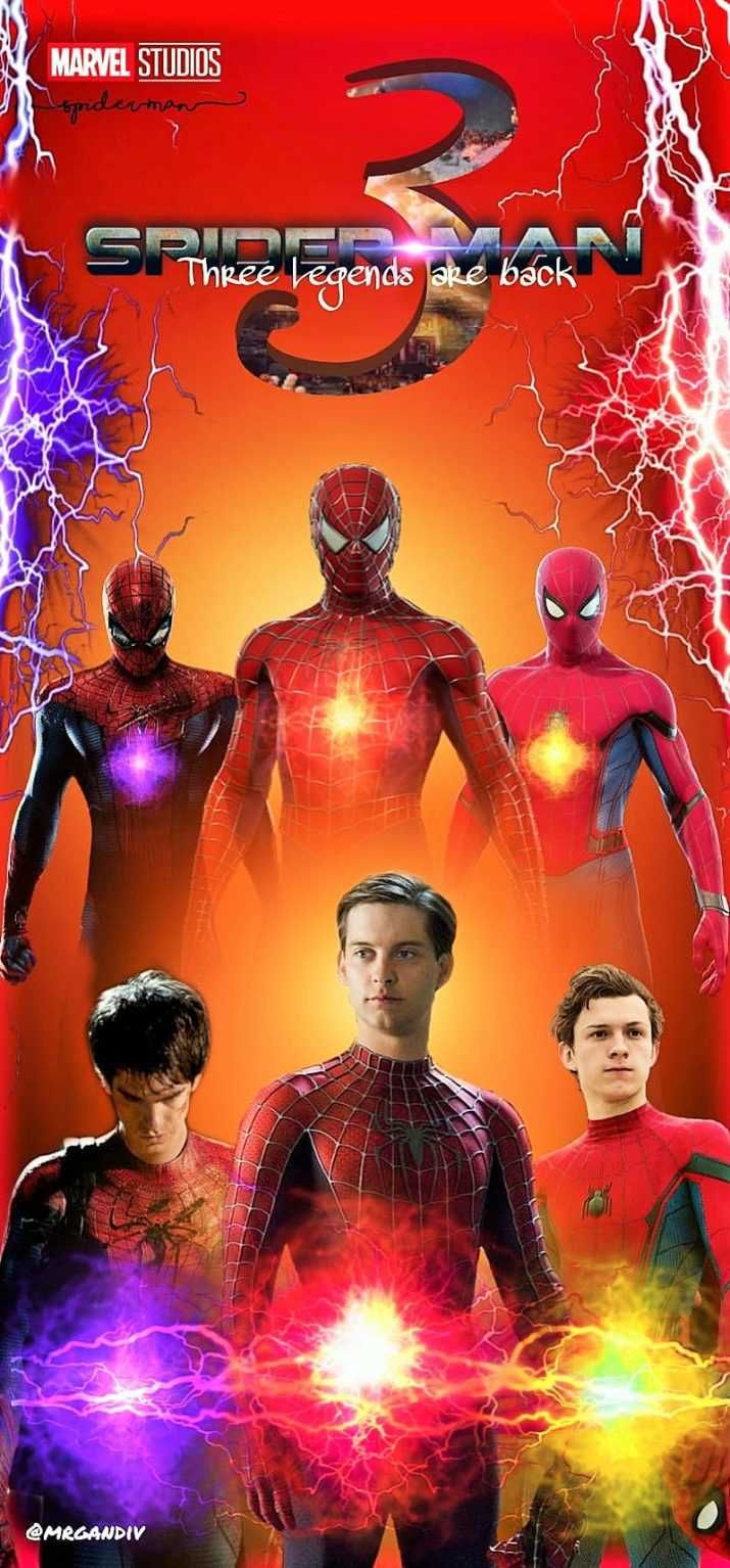 715x1534 Three Spider Man Wallpaper