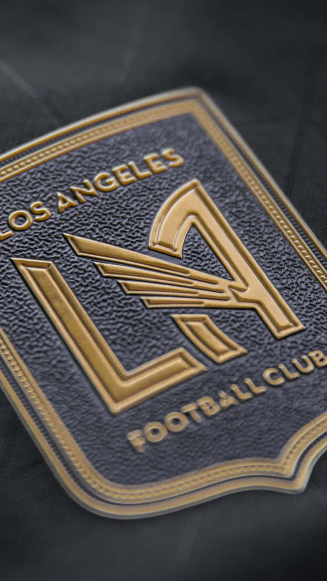 1080x1920 Download Los Angeles FC Home Shirt Logo Design Wallpaper