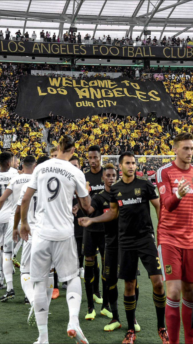 675x1200 Download Lafc Players Pay Respects Wallpaper