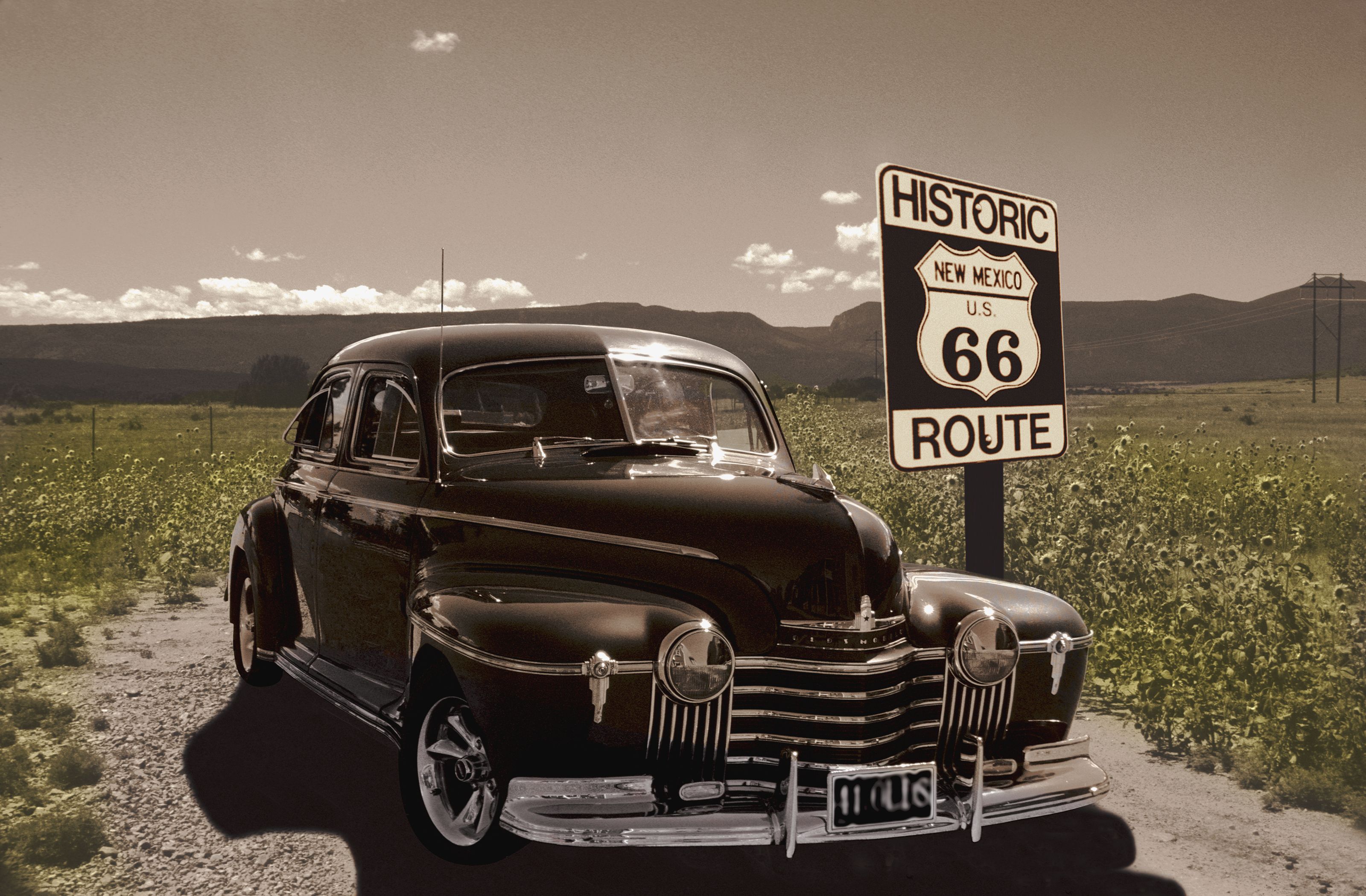 3200x2100 Olds On A Road Mural Jones Your Way