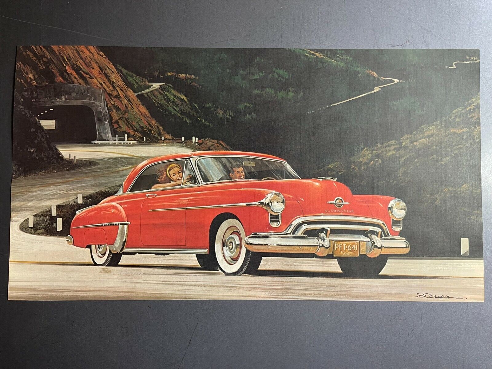 1600x1200 Oldsmobile 88 Coupe Print, Picture, Poster RARE!! Awesome L